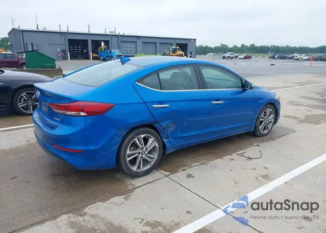 2017 Hyundai Elantra Limited из США, поврежденный, VIN 5NPD84LF0HH074387